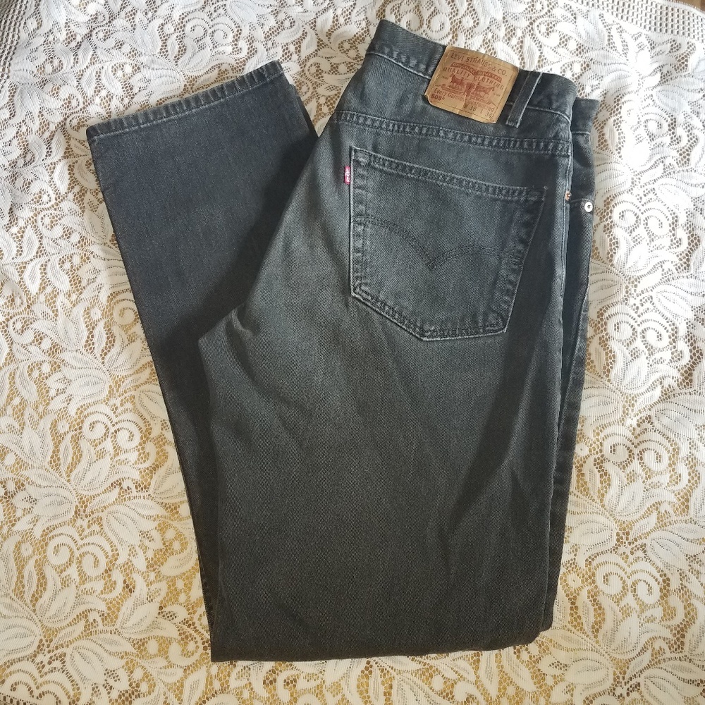 Levi Strauss & Co. 505 Regular Fit Black Jeans